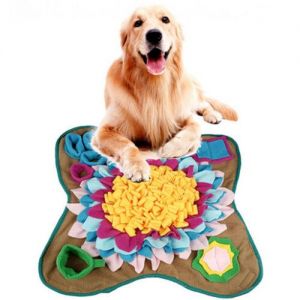 Pets Supplies משחקי חשיבה לכלב מחצלת הרחה, פד אימון ופאזל האכלה איטית לכלב